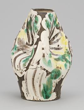 A Pablo Picasso faience jug, ´Tête de femme couronnée de fleurs´, Madoura, Vallauris, France 1954.