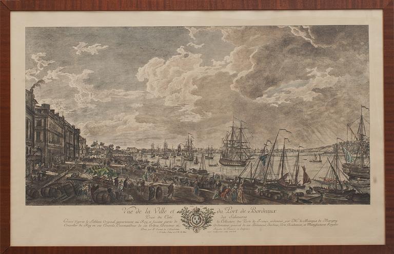 CLAUDE JOSEPH VERNET, efter, gravyr. Troligen 1800-talets slut.