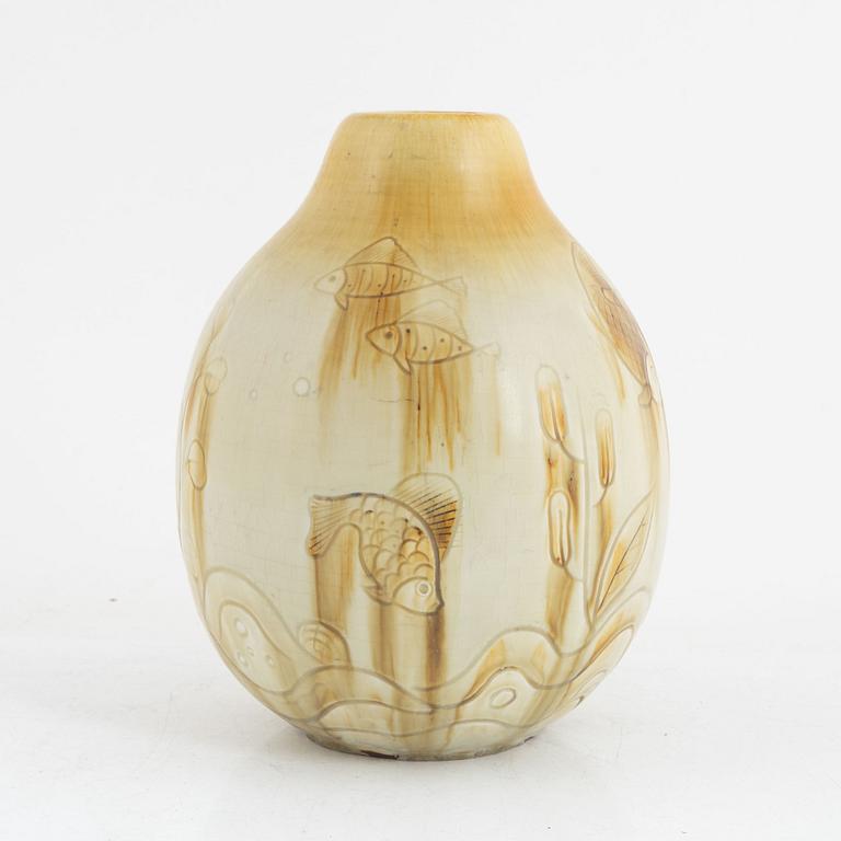 Gertrud Lönegren, vase. Rörstrand, 1930s/40s.