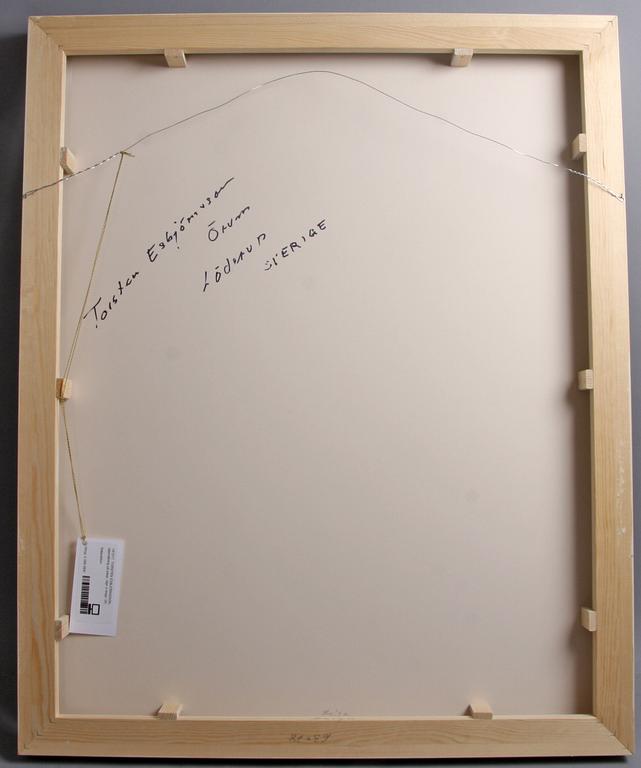 TORSTEN ESBJÖRNSSON, oljemålning på papp, sign a tergo.