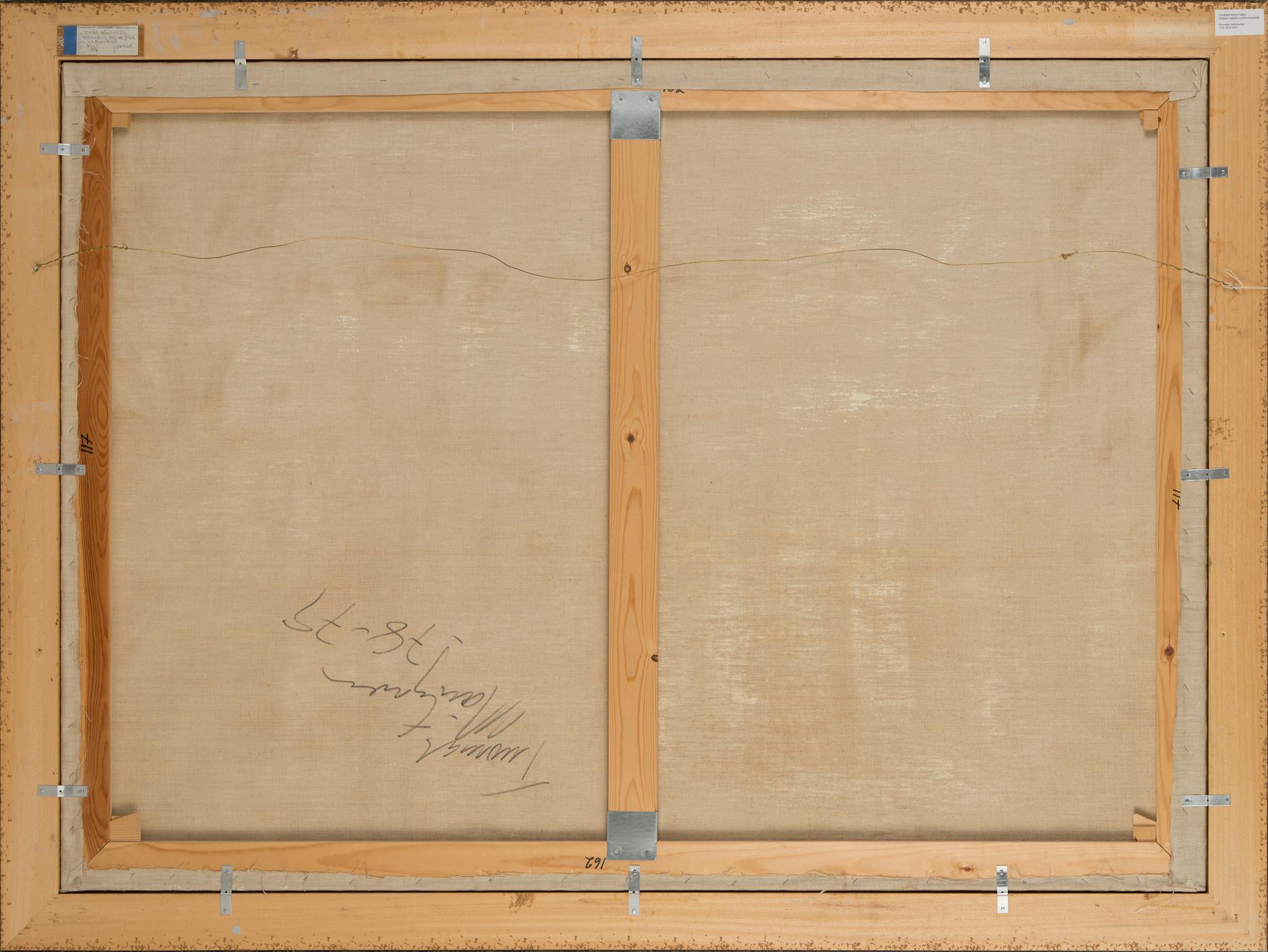 Tuomas Mäntynen, olja på duk, signerad och daterad -78-79.