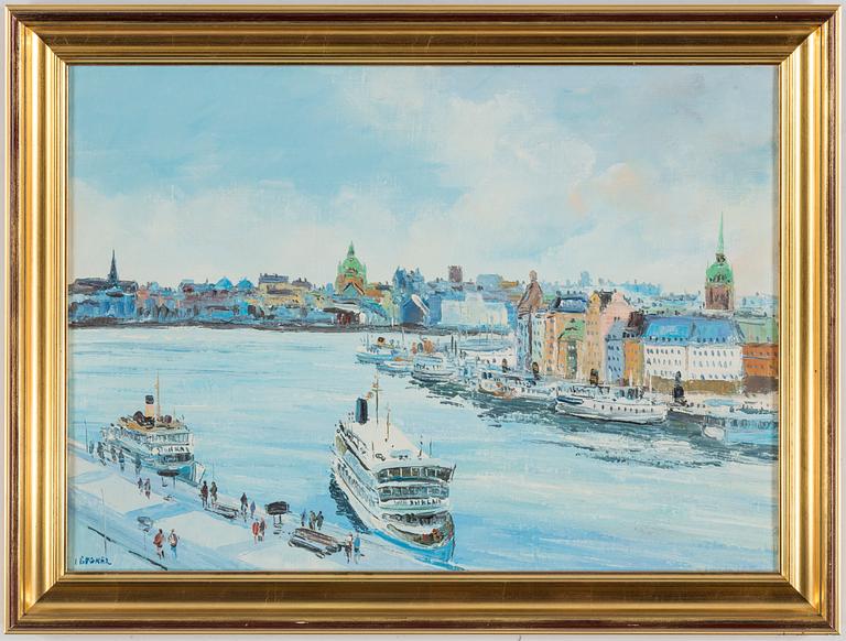 ISTVAN BOGNAR, olja på duk signrad.