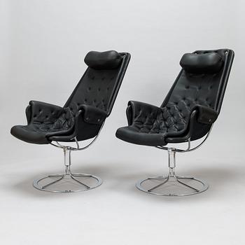 Bruno Mathsson, fåtöljer, ett par, "Jetson", Dux, 2000-tal.