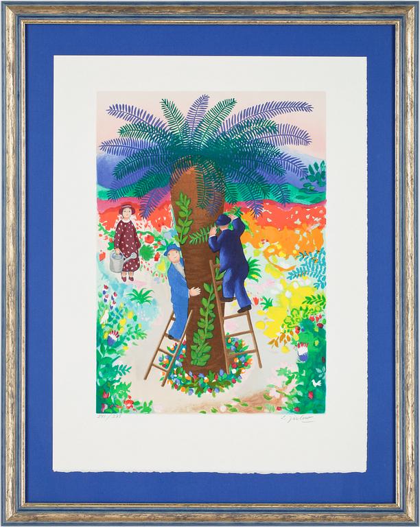 LENNART JIRLOW, färglitografi, numrerad 241/275, signerad.