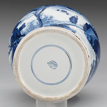 URNA, porslin. Qing dynastin, Kangxi (1662-1722).