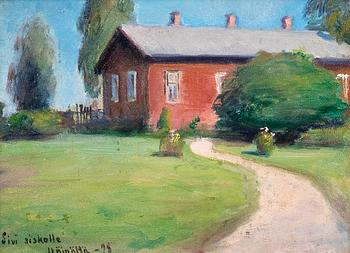 322. Väinö Hämäläinen, A RED HOUSE.