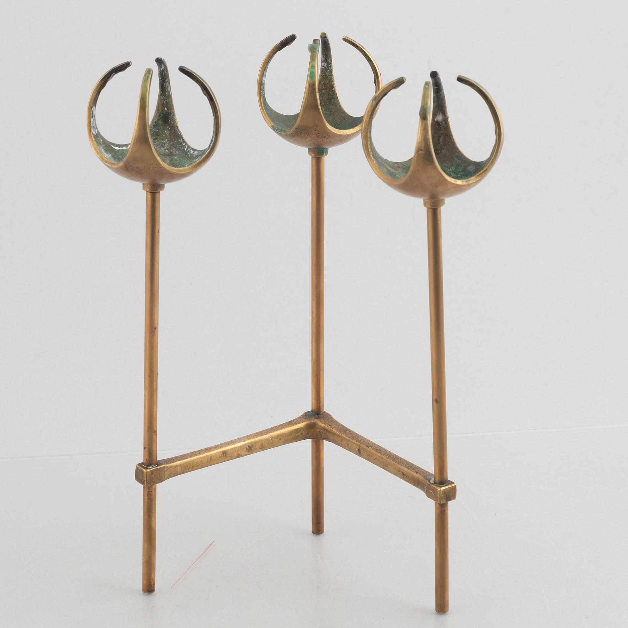 Olof Barve, candlestick, second half of the 20th century.