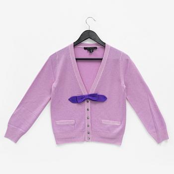 Marc Jacobs, a cashmere and silk cardigan, size S.