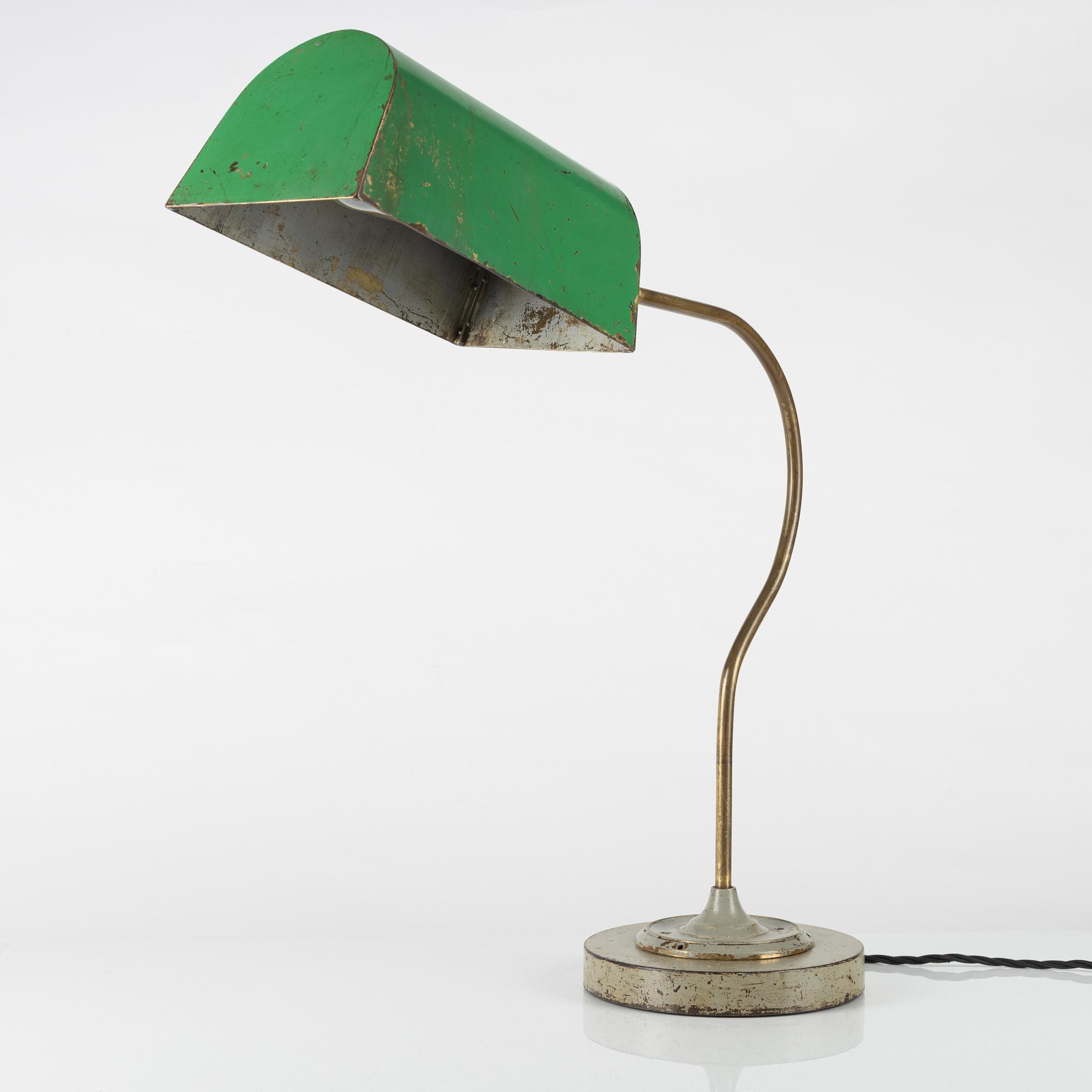 Bordlampa, 1900-talets första hälft.