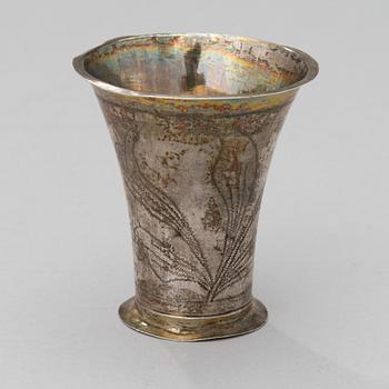BEAKER, silver, Carl Gustaf Brummer, Åbo 1797, 33 g.