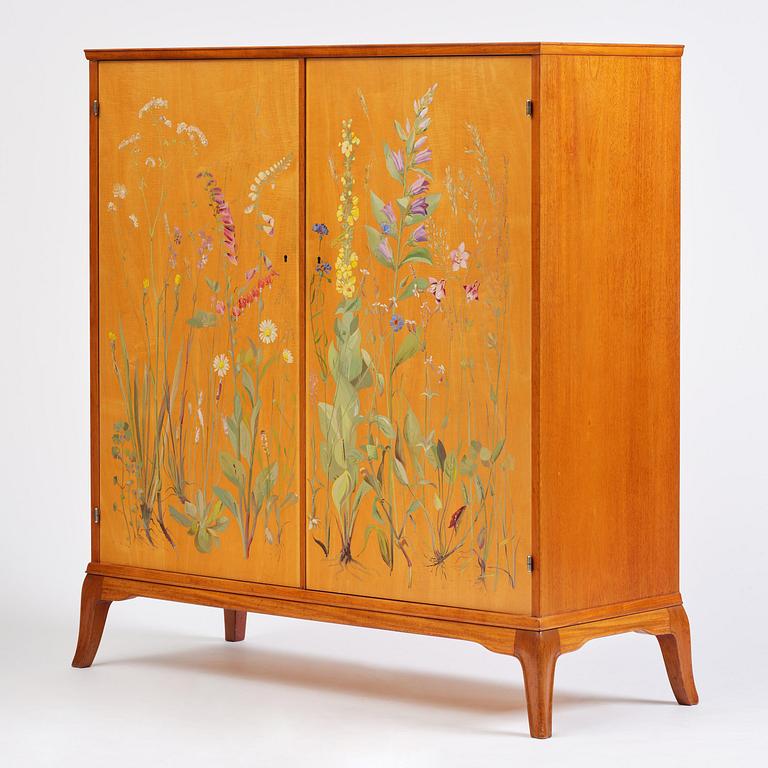 Erik Chambert, a unique cabinet, Chamberts Möbelfabrik, Norrköping, 1952.