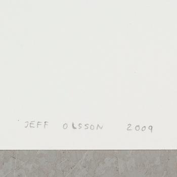 JEFF OLSSON, a litograph, signed, numbered 43/90 and dated 2009.