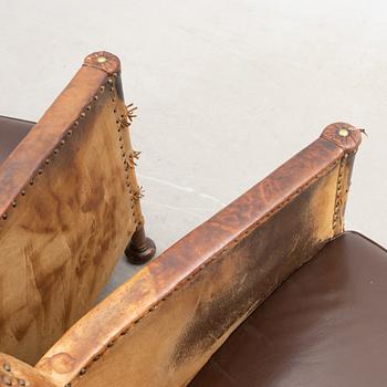 Armchairs, a pair Swedish Modern 1940s.