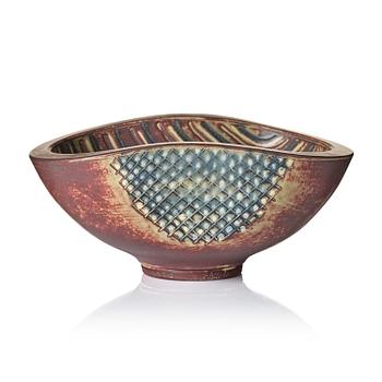 43. Wilhelm Kåge, a "Farsta" stoneware bowl, Gustavsberg Studio 1950s.