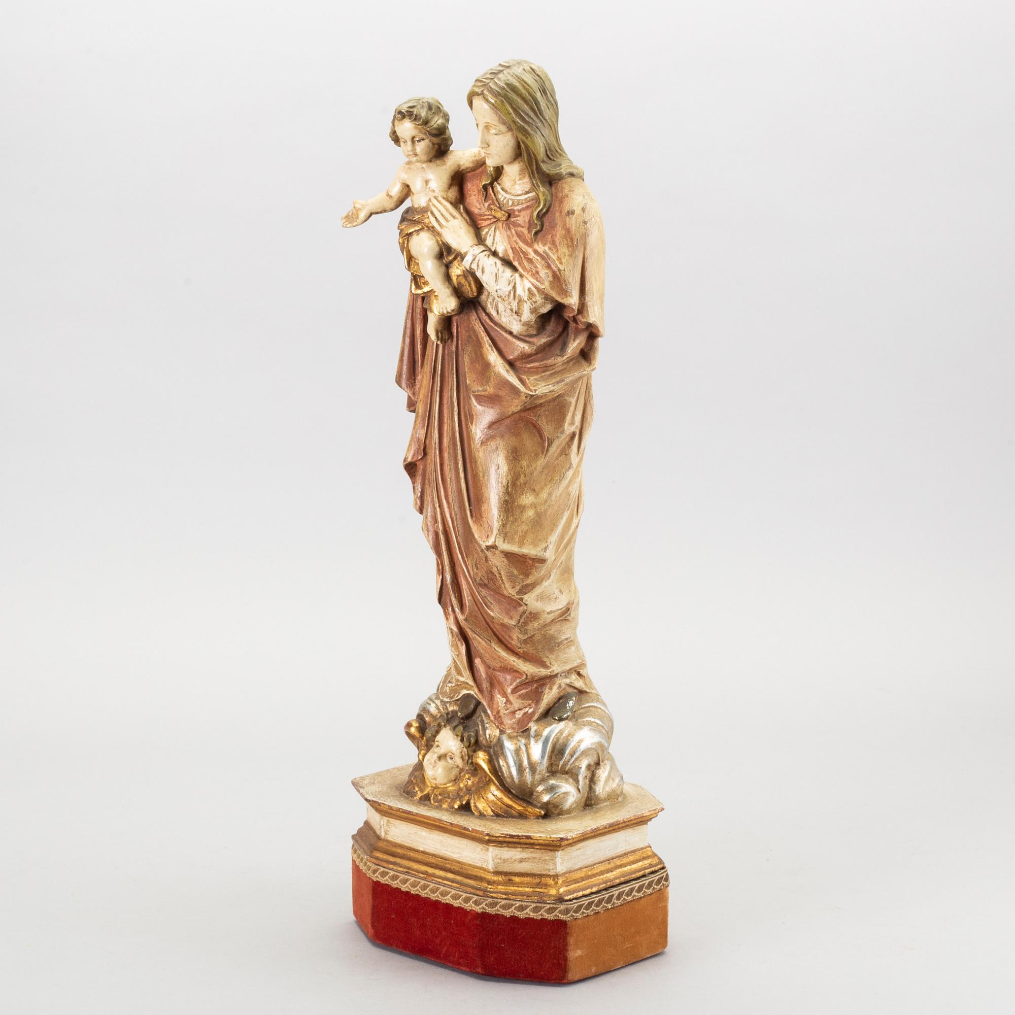 An 1950:s wood figurin from Paoletti, Firenze Italy.