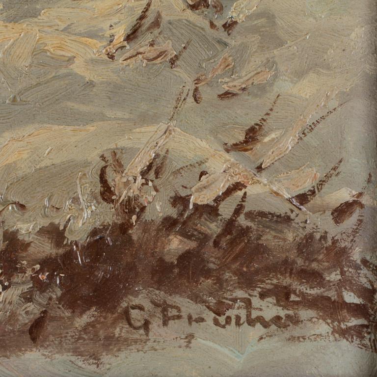 GUSTAV PRUCHA, olja på duk, sign G. Prucha.