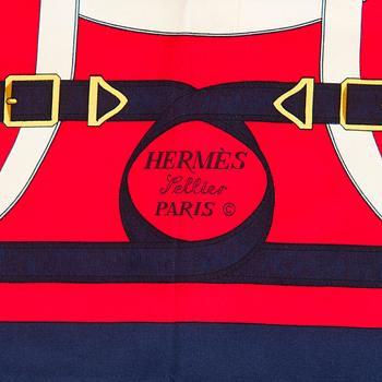 Hermès, an 'Eperon d'Or' scarf.