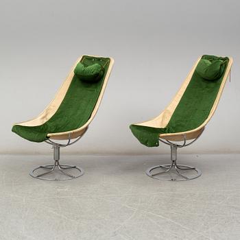 A pair of 'Jetson' easy chairs by Bruno Mathsson.