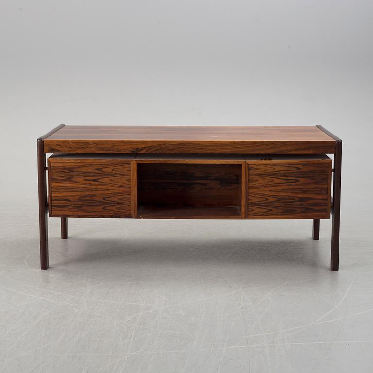 A palisander veneered desk by Dyrlund-Smith, Denmark, 1960's.