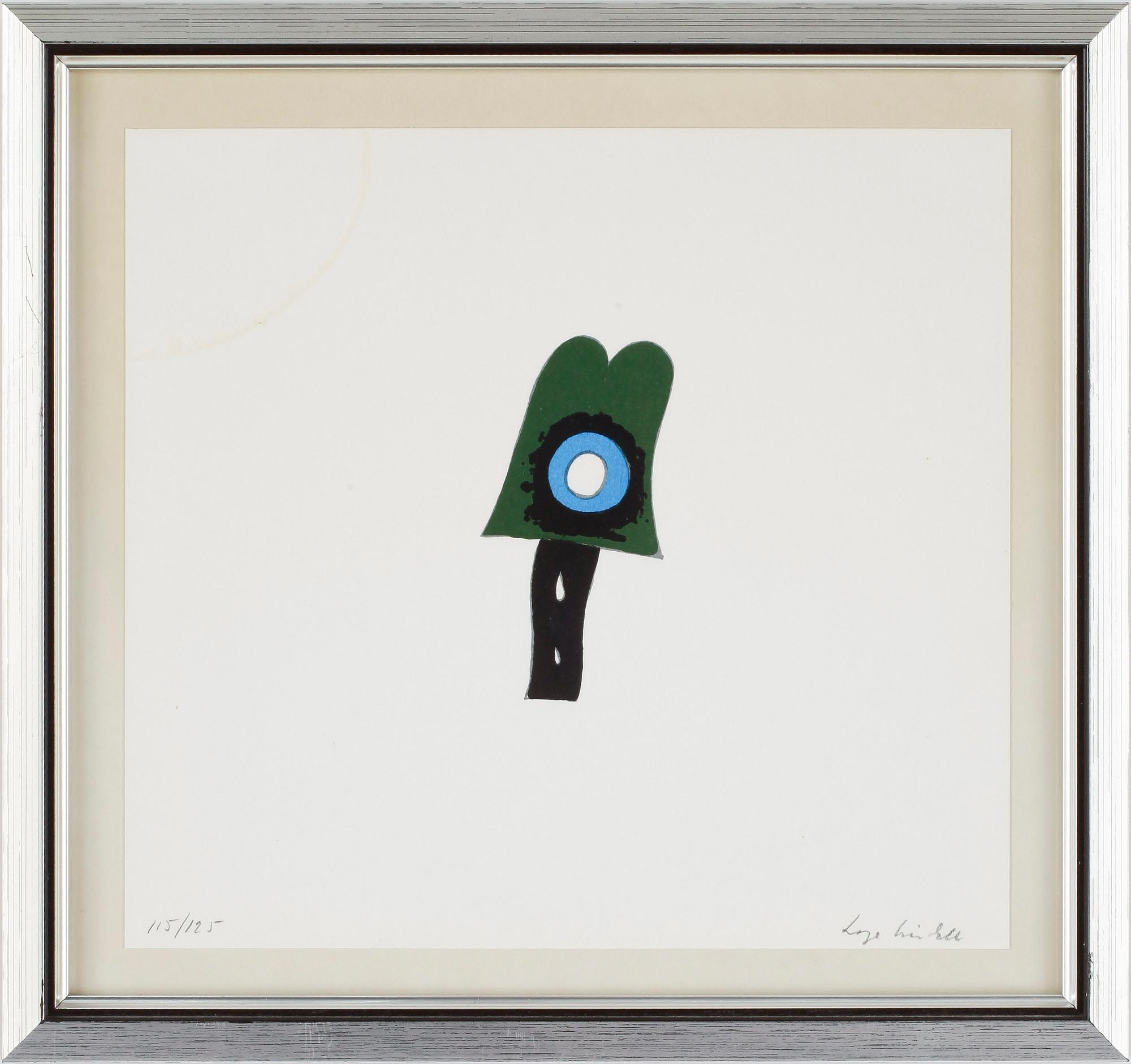 LAGE LINDELL, färglitografier, 2 st, signerade o numrerade 122/140 resp 115/125.