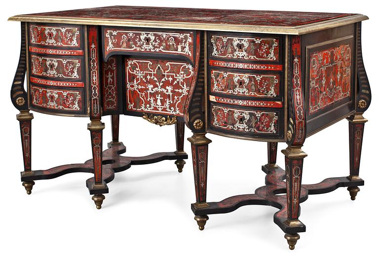 SKRIVBORD. Charles Boulles art. Barockstil, 1800-tal.