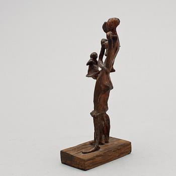 PUCK STOCKLASSA. Tillskriven. Skulptur, brons, ej signerad.