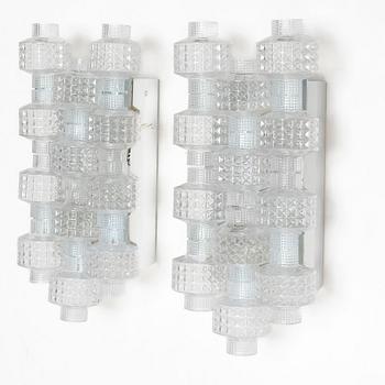 Gert Nyström, a pair of 'Festival' wall lamps, Fagerhults Belysning, second half of the 20th Century.
