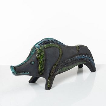 Aldo Londi, Wild boar, ceramic, Bitossi.