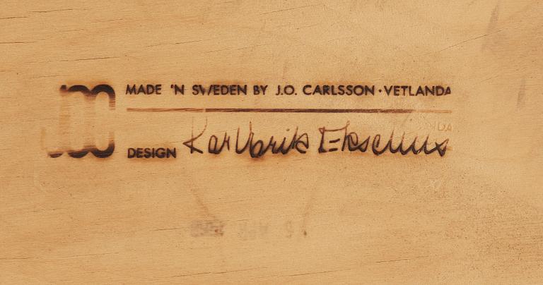 KARMSTOL, Karl Ekselius, JOC Vetlanda, 1958.