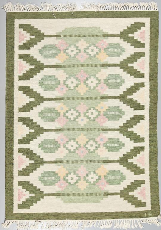 MATTA, rölakan, Ingegerd Silow, monogramsignerad, 235 x 167 cm, 1900-talets andra hälft.