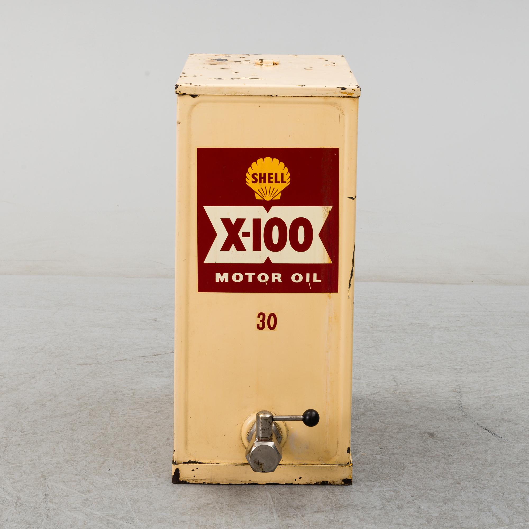 OLJEBAR, Shell, 1900-talets mitt.