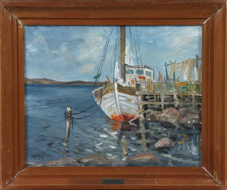 OLLE NYMAN, olja på duk, sign.