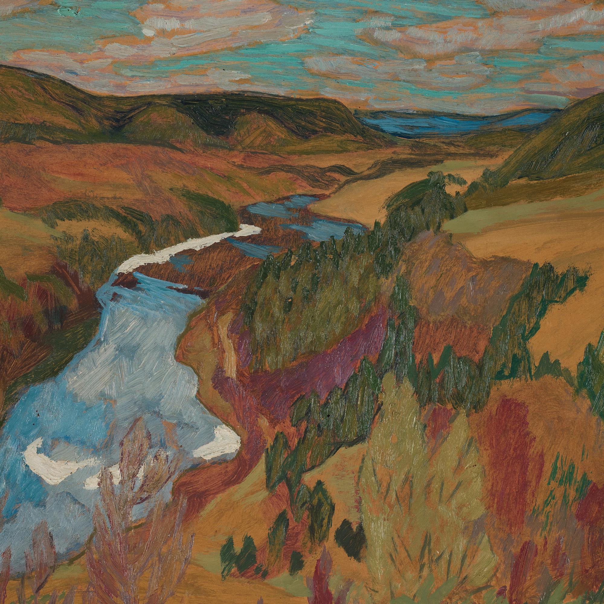 Helmer Osslund, "Vårdag (Ångermanelfven)".