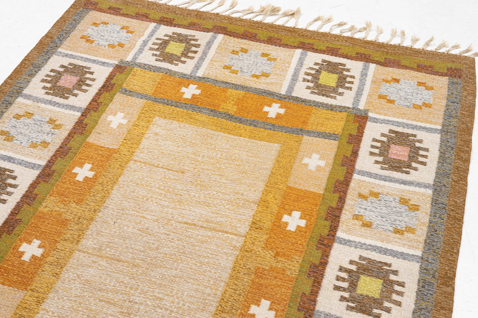 Ingegerd Silow, rug, flat weave, approx. 234 x 168 cm.