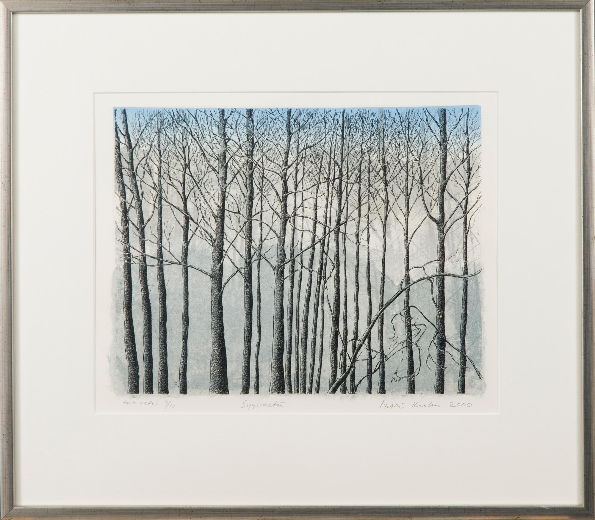 INARI KROHN, etching, signed and dated 2000, numbered Tait. vedos 4/10.