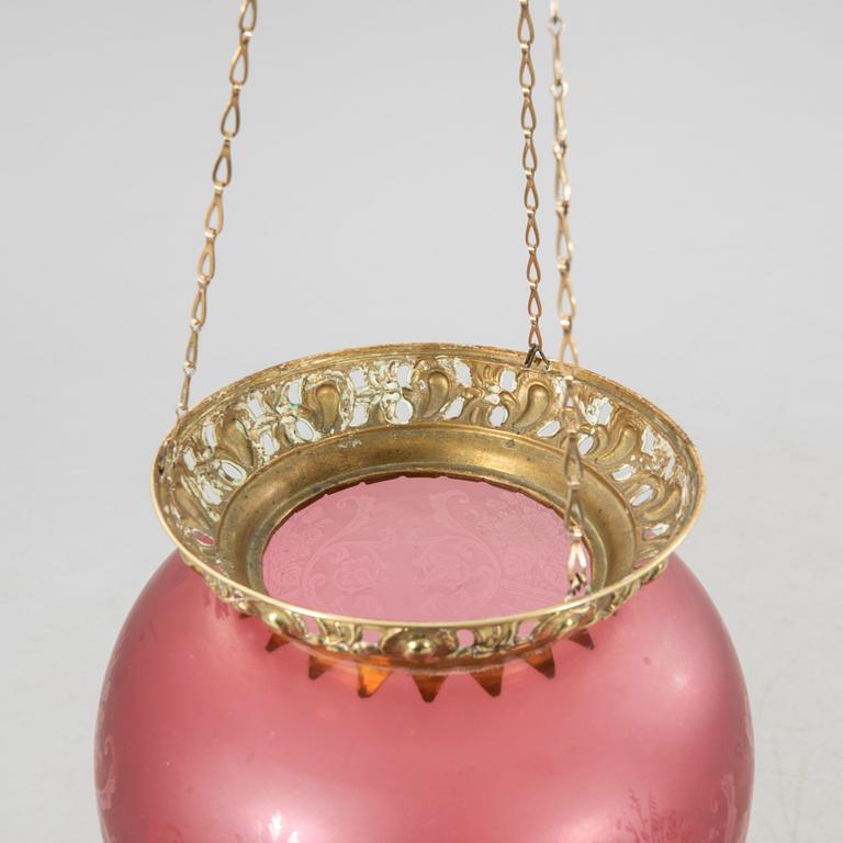 Hanging lamp 20th century.