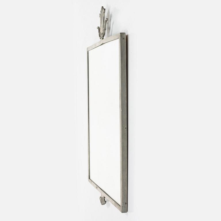 Edvin Ollers, a pewter mirror, Schreuder & Olsson, Stockholm, 1928.