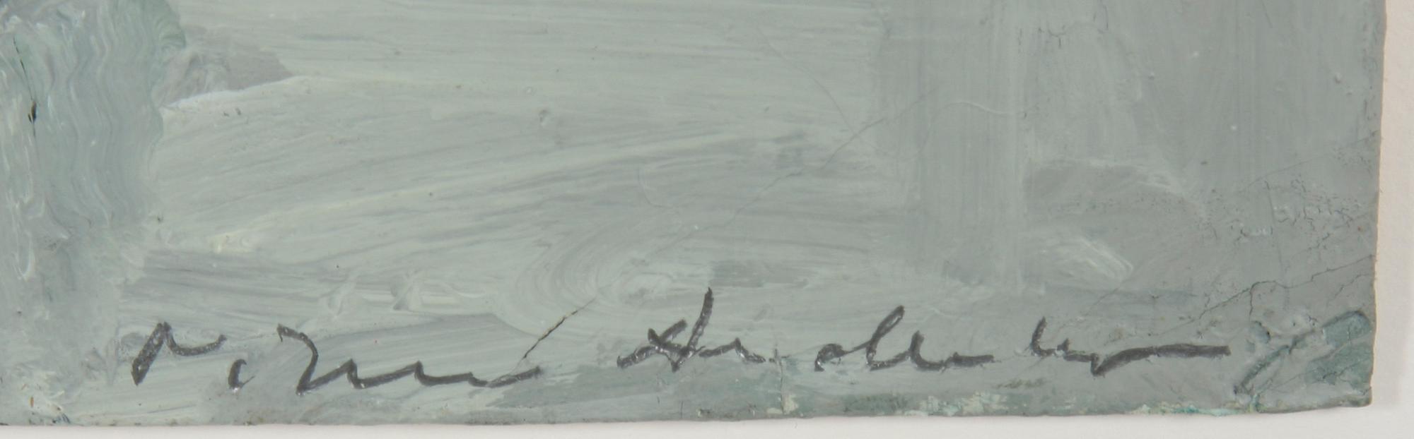 NIKLAS ANDERBERG, gouache, sign o dat- 85.