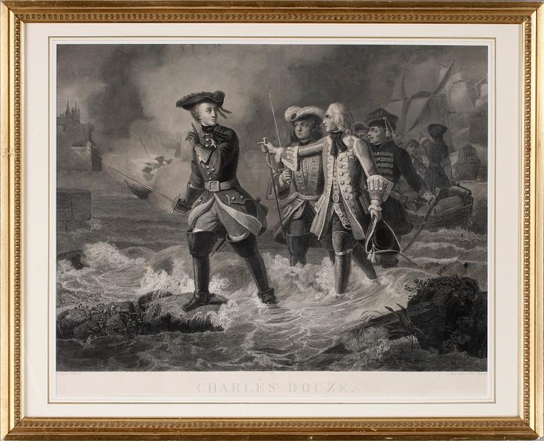 JEAN-VICTOR SCHNETZ, efter, gravyr, graverad av Adrien Migneret, 1840.