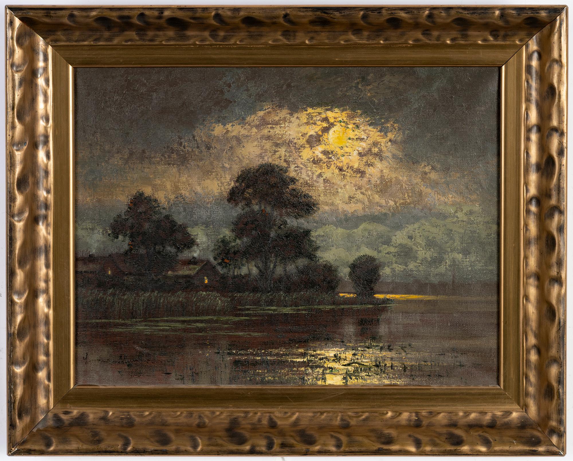 Ernst Hugo Lorenz-Murowana, oil on canvas, signed.