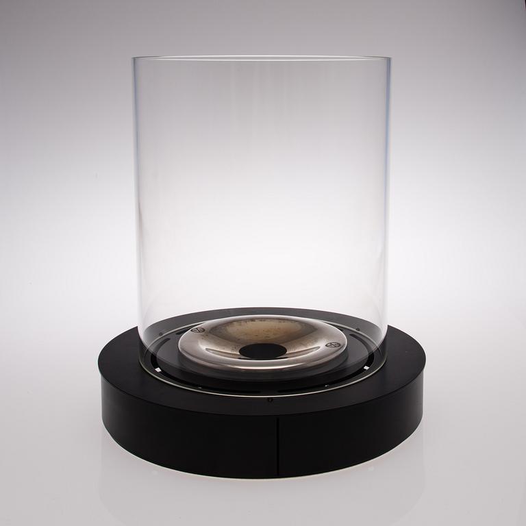 An Iittala "Kaasa" indoor fireplace, designed by Ilkka Suppanen.