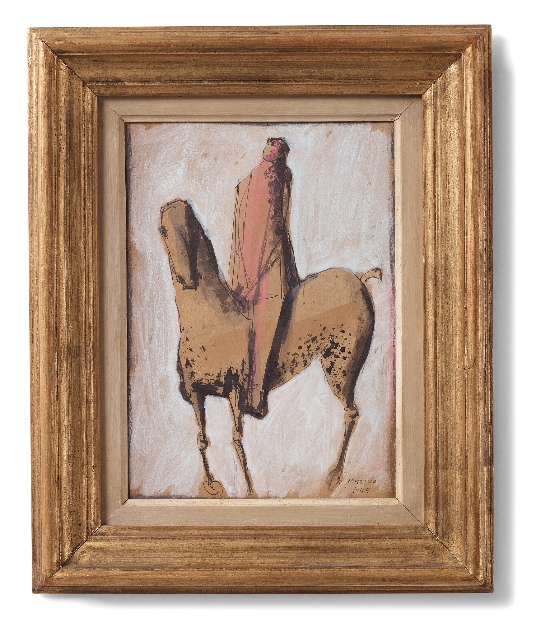 Marino Marini, Cavallo e cavaliere. - Bukowskis