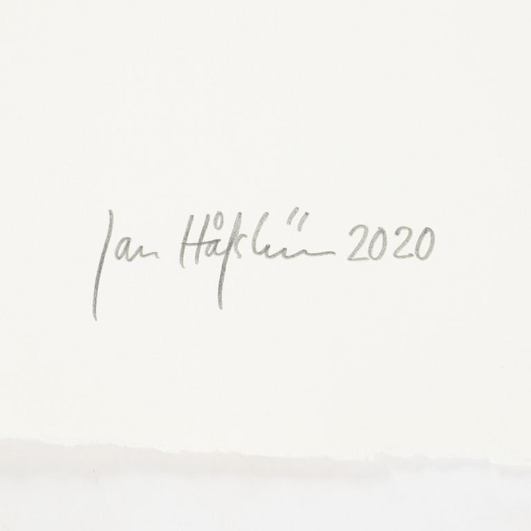 Jan Håfström, etching in colours, 2020, signed 45/50.