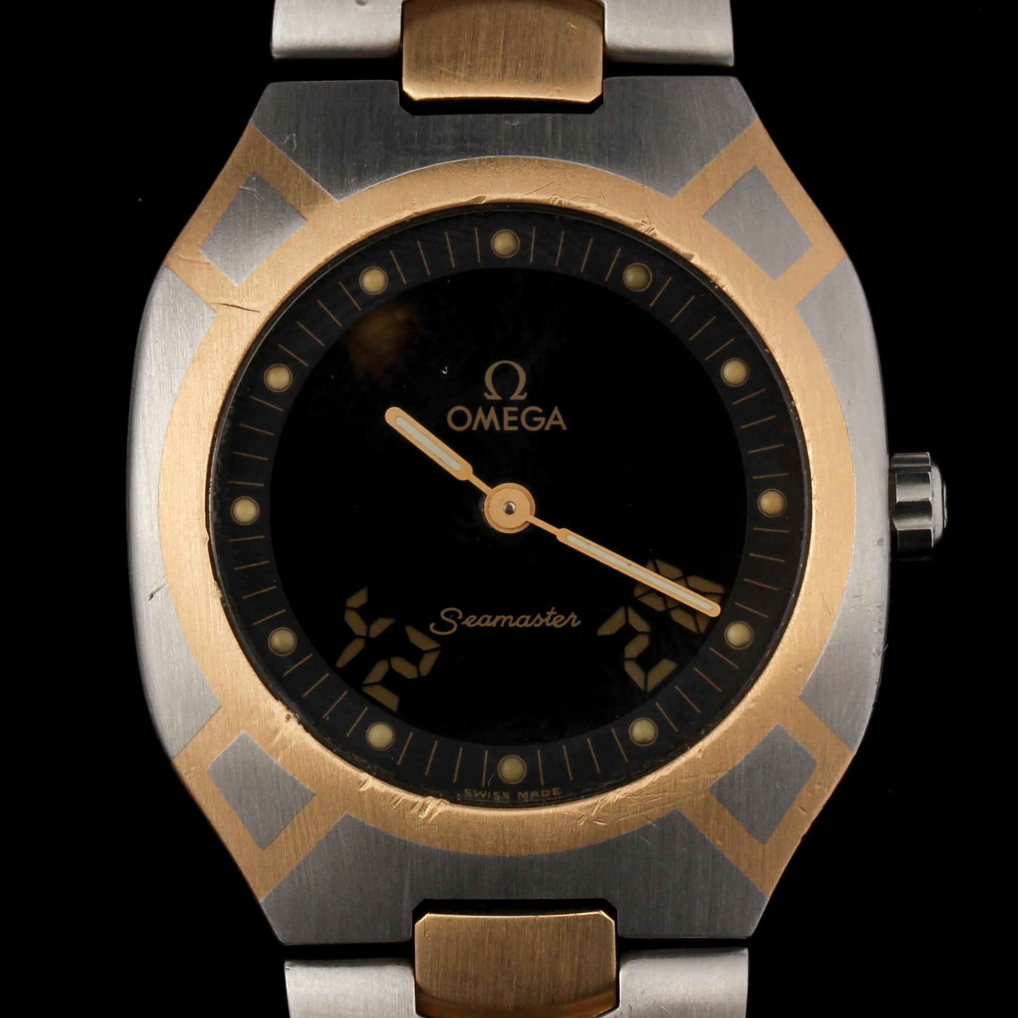 ARMBANDSUR, Omega, "seamaster cal. 1665", 1980-tal.