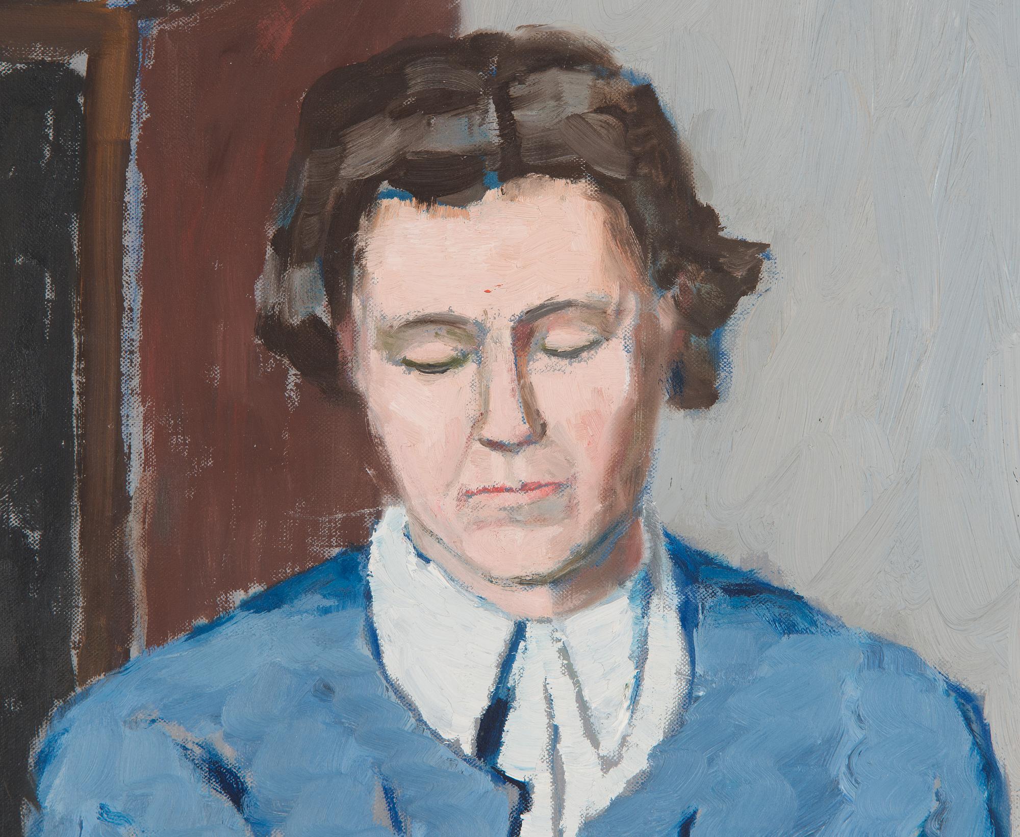 Eero von Boehm, Sittande kvinna.