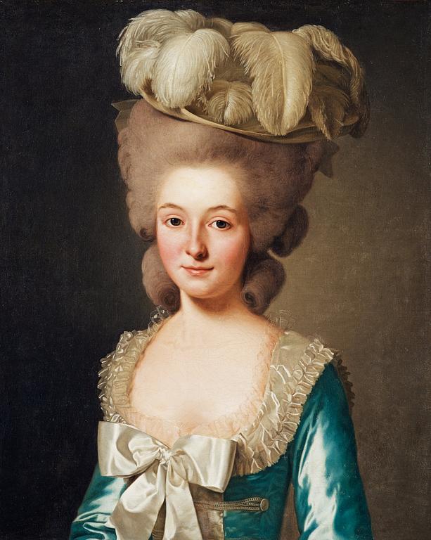 Alexander Roslin, Porträtt av fransk dam, (kallad "Mademoiselle de Bionville").
