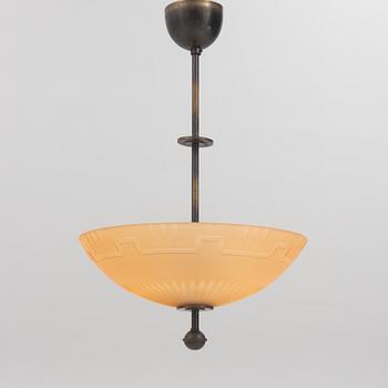 Cebe, a ceiling lamp model "65342", Svalöv, 1930's.