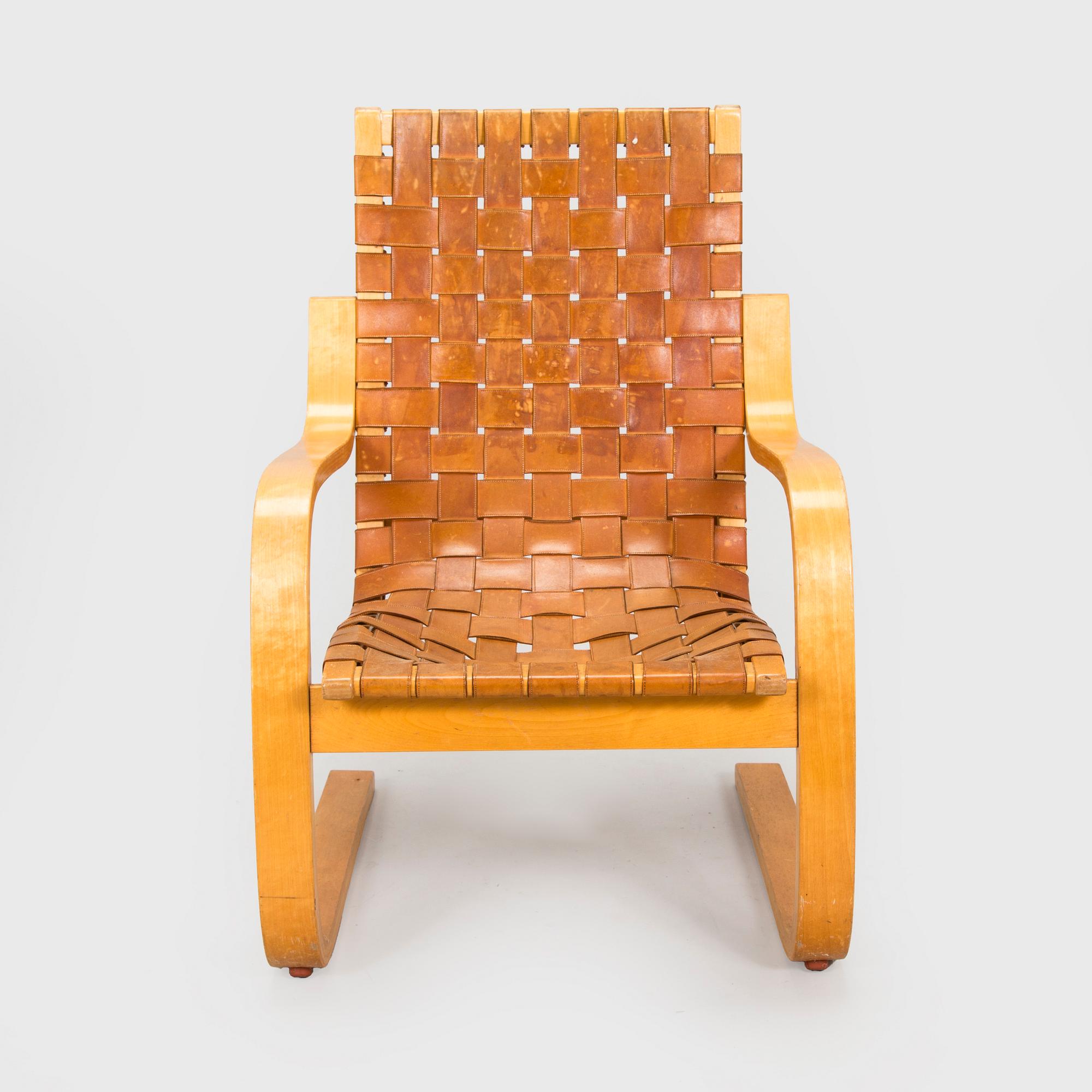 Alvar Aalto, nojatuoli, malli 33 O.Y. Huonekalu- ja Rakennustyötehdas A.B. 1957.