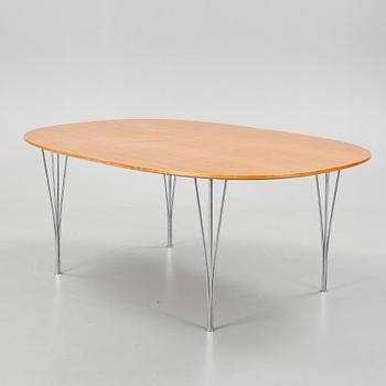 BORD, "Superellips", Bruno Mathsson och Piet Hein, för Fritz Hansen, 1900-talets slut.