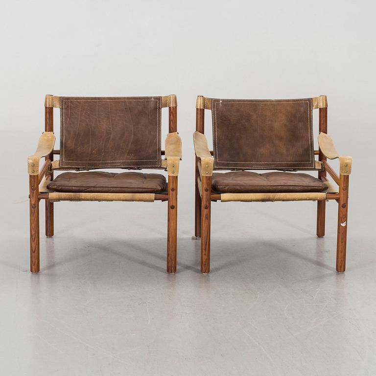 ARNE NORELL, fåtöljer, ett par, "Sirocco", 1960-tal.